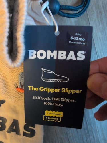 Bombas The Gripper slipper 6-12M Nwt - Picture 2 of 3