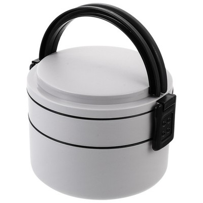  Microwave Safe Lunch Box 2 Schichten Bento Box Leckfahrungsbox Tragbarer