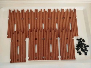 Playmobil KONVOLUT Western Fort Wand Pallisaden mit Verbinder Ersatzteile ACW
