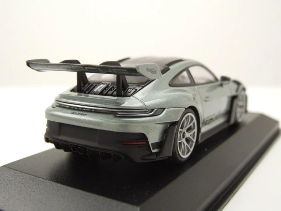 Porsche 911 (992) GT3 RS 2023 Argento Modellino 1:43 Minichamps - Immagine 2 di 4