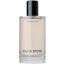 Salt  Stone Body Mist, Saffron  Cedar Scent, for Women and Men 3.4 fl oz