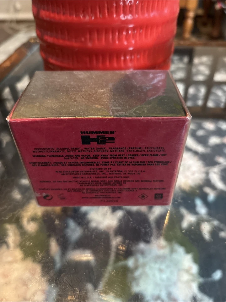 Hummer H2 para hombre eau de toilette spray 2,5 oz sellado Foto 2 de 2