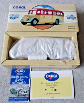 Corgi Die Cast Modell OVP 97109 Bedford OB Bus Whittakers  1 : 43 Limitiert