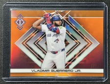 VLADIMIR GUERRERO JR 2025 TOPPS TRANSCENDENT ICONS CHROME IMAGE VAR ORANGE 11/25