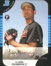 2005 Bowman 1st Edition #205 Luis Ramirez FY - BB