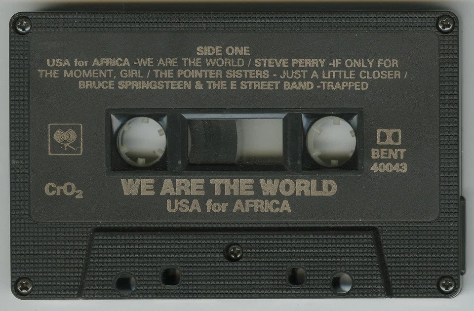 USA FOR AFRICA - We Are The World (Canadian Cassette - BENT-40043) - Image 3 of 3