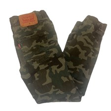 Levis Pants Boys Joggers Camouflage Sz 8 Youth Casual Pull On Drawstring Elastic