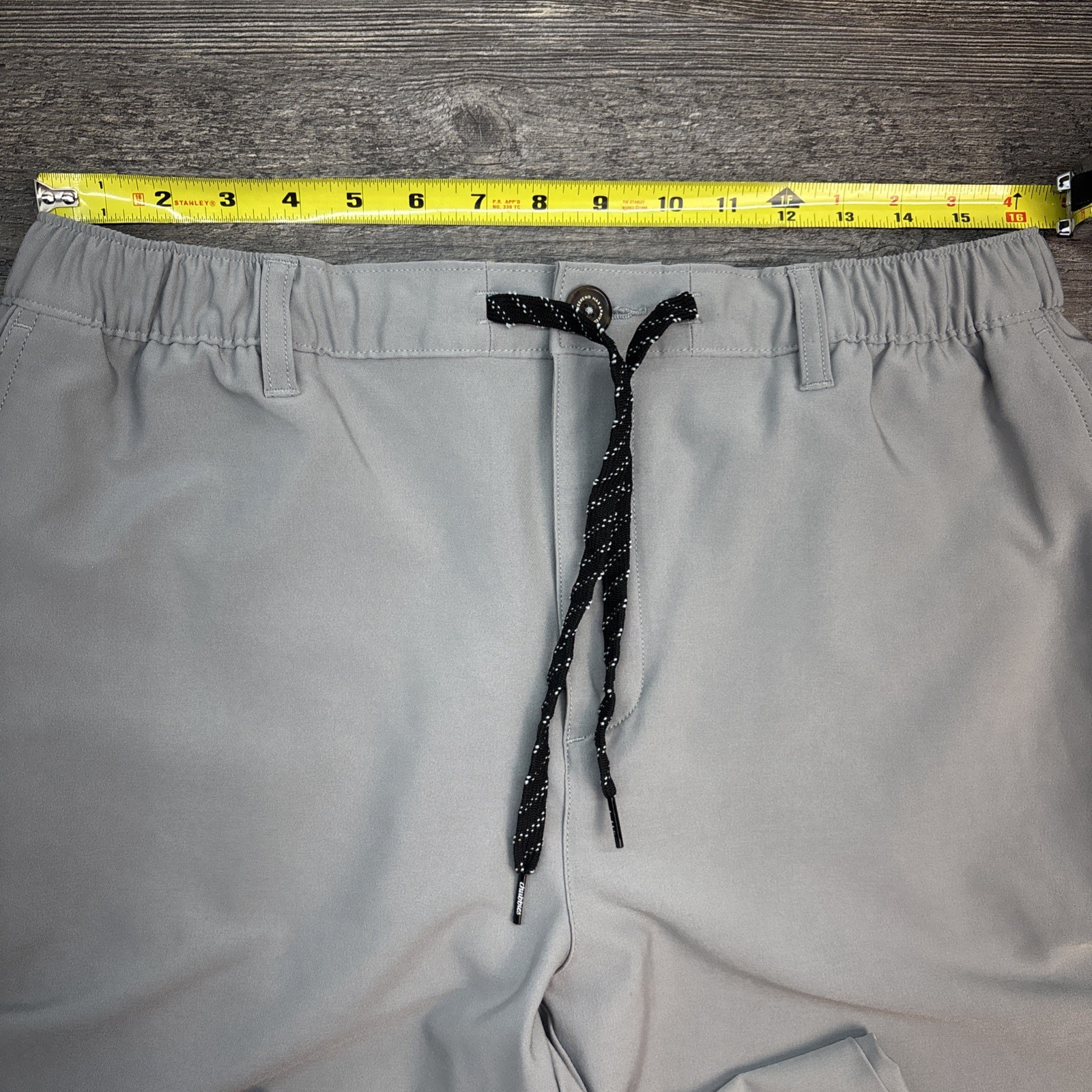 Chubbies Men’s XL Everywear Pant Gray Drawstring Elastic Pockets Stretch