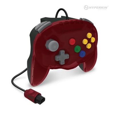 N64 - Controller Fleet Admiral Premium Wired #Fire Fleet red rot [Hyperkin] NEU