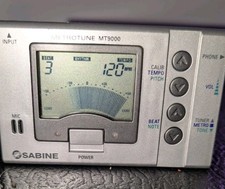 Sabine MetroTune MT9000 Chromatic Tuner Digital Metronome Tone Generator TESTED