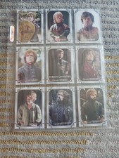 2021 Game Of Thrones Iron Anniversary Tyrion Lannister 9 Card Set