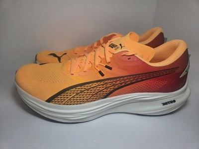 Mens Puma Deviate Nitro 3 Hyrox Shoe Sun Stream/Sunset Glow #310474-01 Sz 14 New