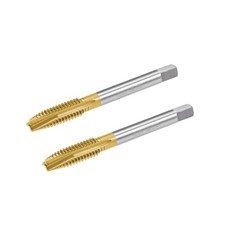 2pcs Spiral Point Threading Tap 5/16-18 UNC Thread Pitch High Speed Steel