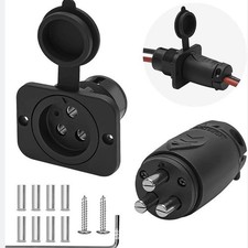 70A Waterproof Trolling Motor Receptacle for Inverters Fishfinders Boats