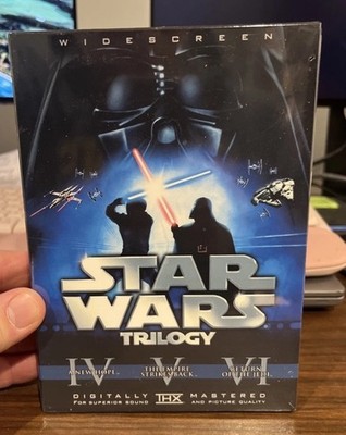 STAR WARS Original Theatrical Trilogy DVD UNALTERED Brand New & Sealed 