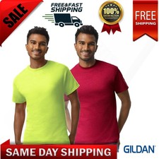 Gildan Men  s Ultra Cotton Crew Neck Short Sleeve T-Shirt New Colors 2000