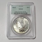 1922 Peace Dollar PCGS MS64 generation 3.1 Old Green Holder (OGH)