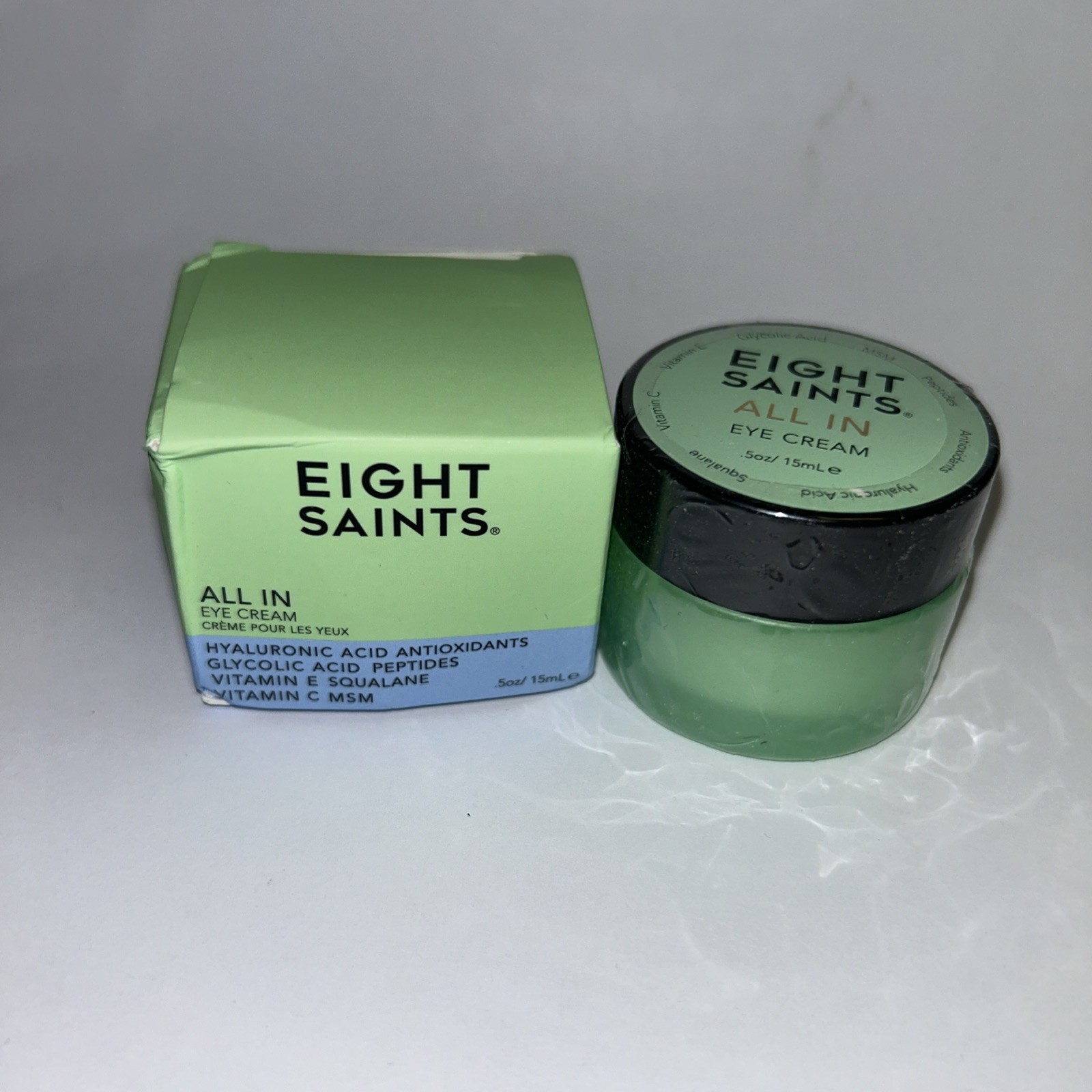 8 Saints  All In Eye Cream Anti Aging Under Eye Cream .5 oz NEW IN BOX