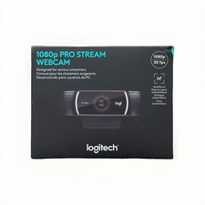Logitech Pro Stream WebCam, 30 fps at 1080p,Autofocus,black
