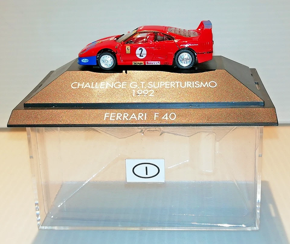 Herpa 1:87 H0 Ferrari F40 #2 Challenge G.T. Superturismo 1992 OVP 180559 - Bild 4 von 4