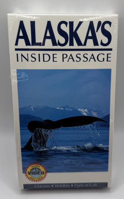 ALASKA'S INSIDE PASSAGE (VHS) Glaciers, Wildlife & Ports Of Call. 1989 New