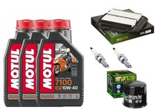 KIT/TAGLIANDO SUZUKI DL/650 V-STROM 2017 AL 2022 OLIO MOTUL 7100  FILTRI CANDELE