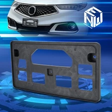 For 18-20 Acura Tlx Front Bumper License Plate Tag Mounting Bracket Holder Kit