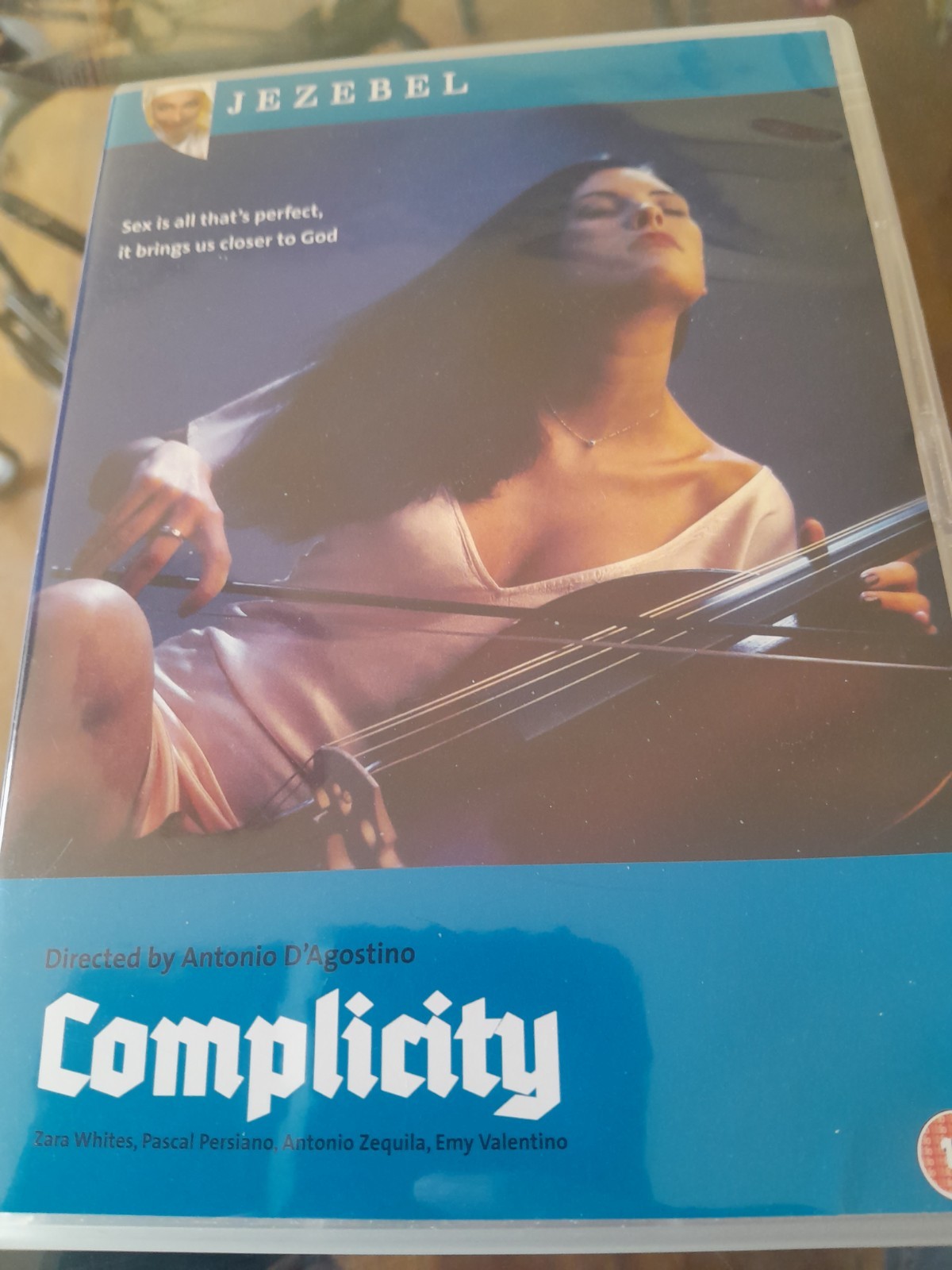 Complicity DVD ANTONIO D'AGOSTINO UK R2 VGC FREE SPEEDY UK POSTAGE