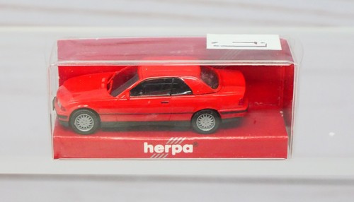 Herpa 022071, BMW 325i Cabrio con techo rígido, rojo, escala 1/87 HO | Zustand: New
