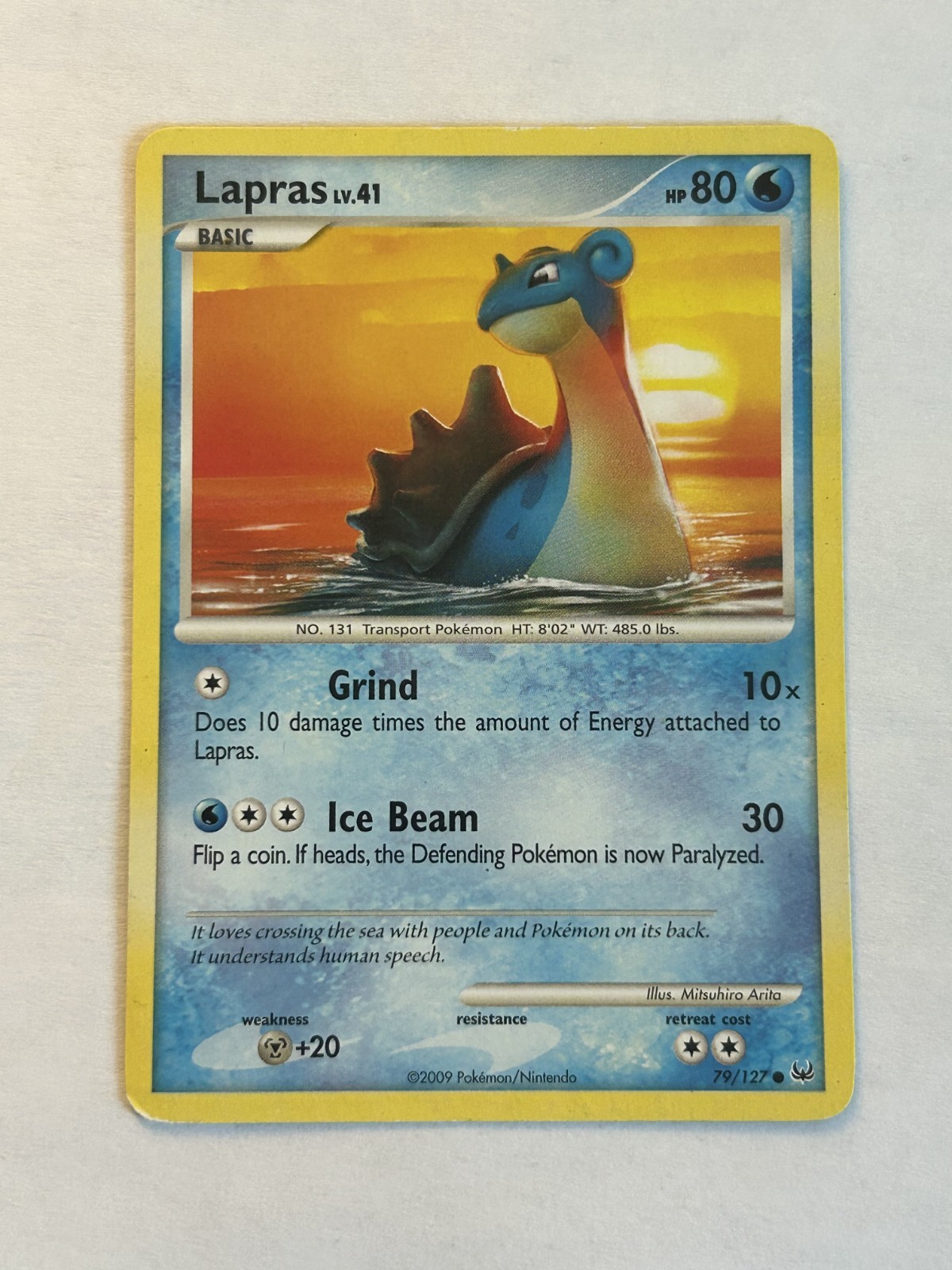 Pokémon Lapras 79/127 Platinum Base Set - HP