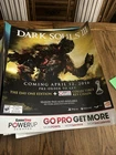 Rare 2016 Dark Souls 3 GameStop Store Display Promo Poster Pre-Order 28" X 24"