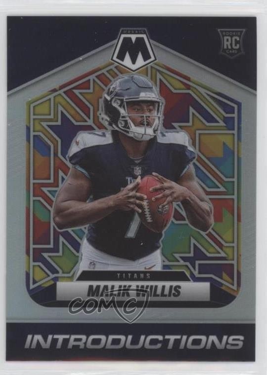 2022 Panini Mosaic Introductions Silver Prizm Malik Willis #I-3 11n2