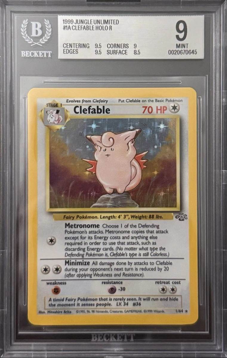 25+ Pokémon TCG Beckett Grading Services (BGS) Jungle Holo Rare