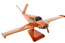 Beechcraft Bonanza  V-Tail Premium Highly Detailed Mahogany Wood Desk Model