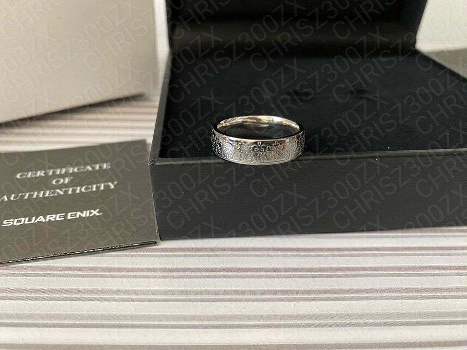 Nier Automata 2B Silver Ring SV925 Figure Japan Size Official Square ...