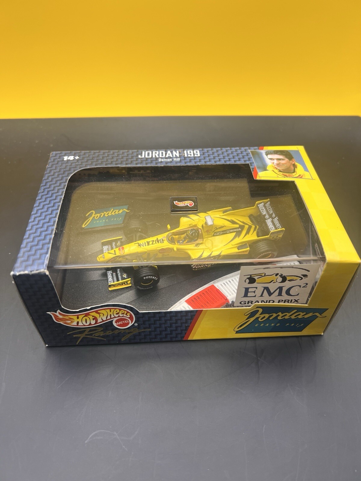 Hot Wheels Racing EJ10 Buzzin Hornets Jordan #7 1/18 Launch Edition Hill