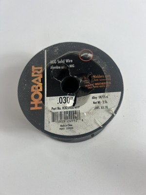 Hobart MIG Welding Solid Wire- ER70S-6 Stainless Steel .030in 2-Lb Spool