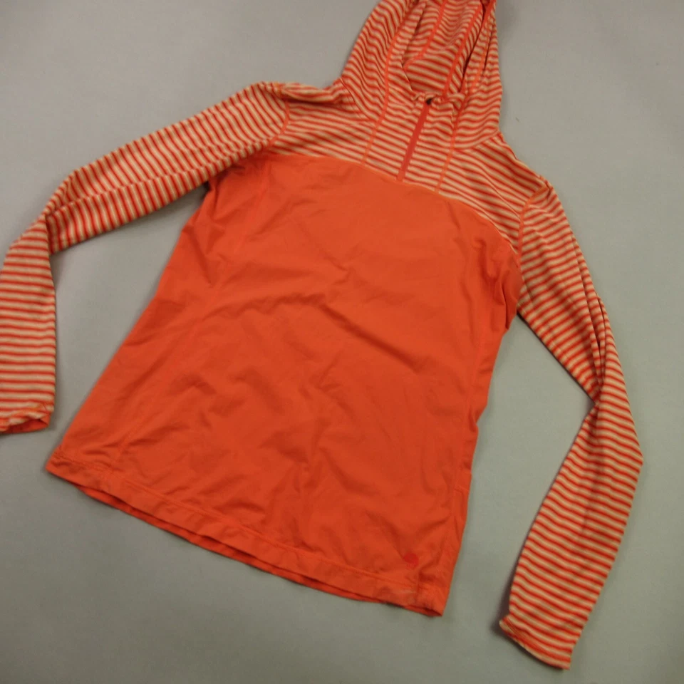 Mountain Hardwear Sweater Womens Medium Long Sleeve Hooded Pullover 1/4 Zip - Image 2 of 4
