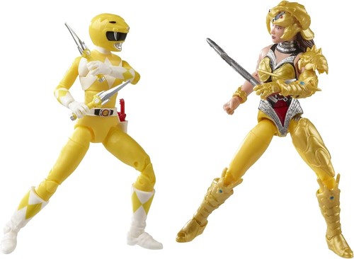 Power Rangers Lightning Collection Mighty Morphin Yellow Ranger &Scorpina 2 Pack - Picture 4 of 4