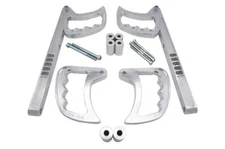Interior Grab Handle Set - BILLET (Royal Hooks) RAW fits Jeep Wrangler JK - JKU