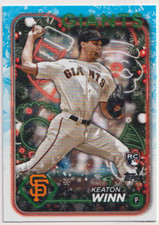2024 Topps Holiday #H164 Keaton Winn RC San Francisco Giants