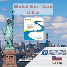 USA SIM Card PREPAID ,FOR 3 DAYS. 1GB/PER DAY .ONLY DATA.