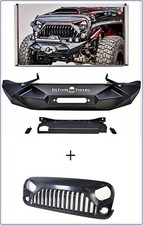 STOßSTANGE VORNE + KÜHLERGRILL FÜR JEEP WRANGLER JK 2007 - 2018 FURY II