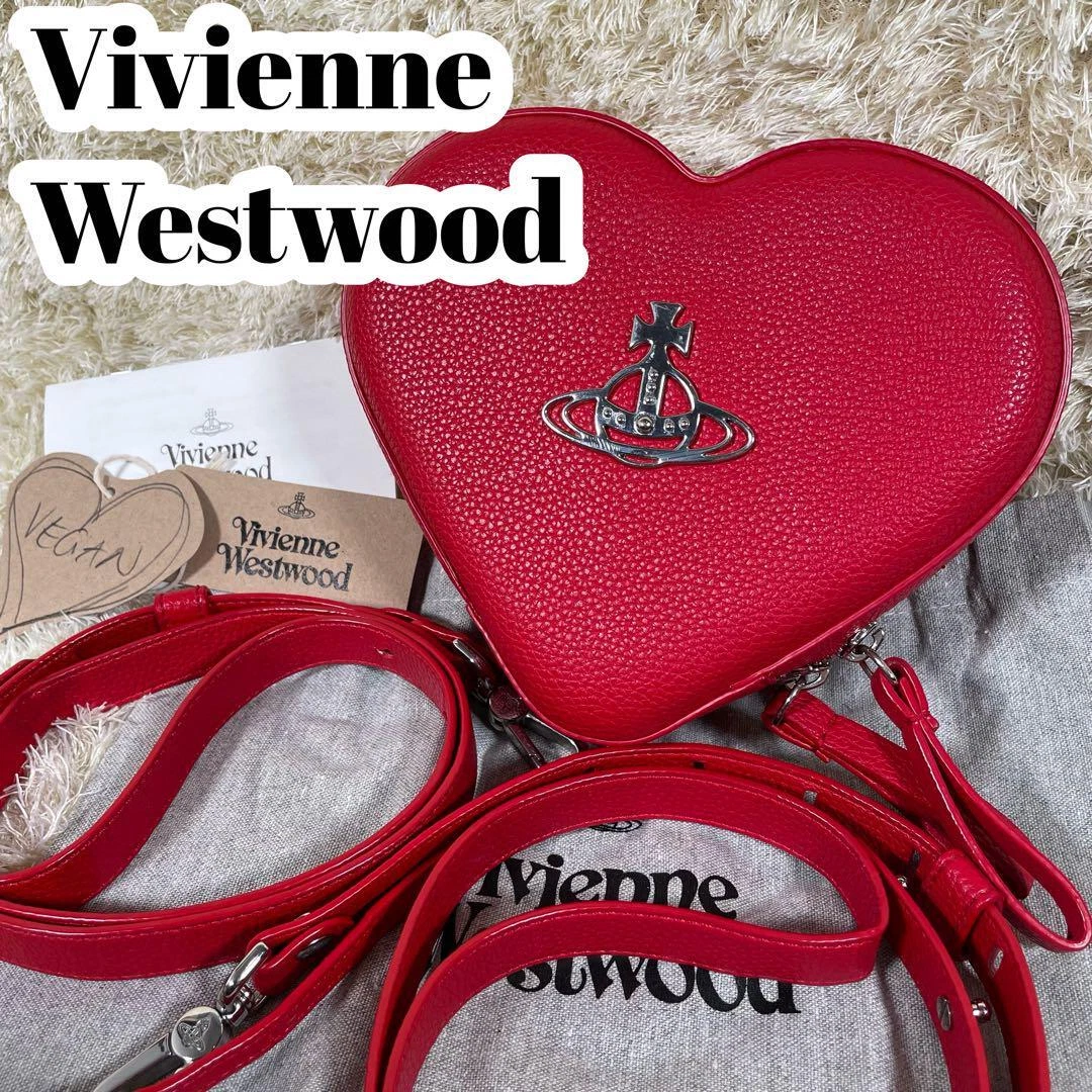 vivienne westwood heart bag red