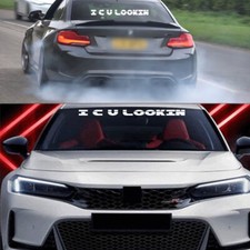 I C U Lookin Decal Sticker Jdm Euro Boost Turbo Windshield Car Truck Suv C I C U Lookin Decal Sticker Jdm Euro Boost Turbo Windshield Car Truck Suv C
