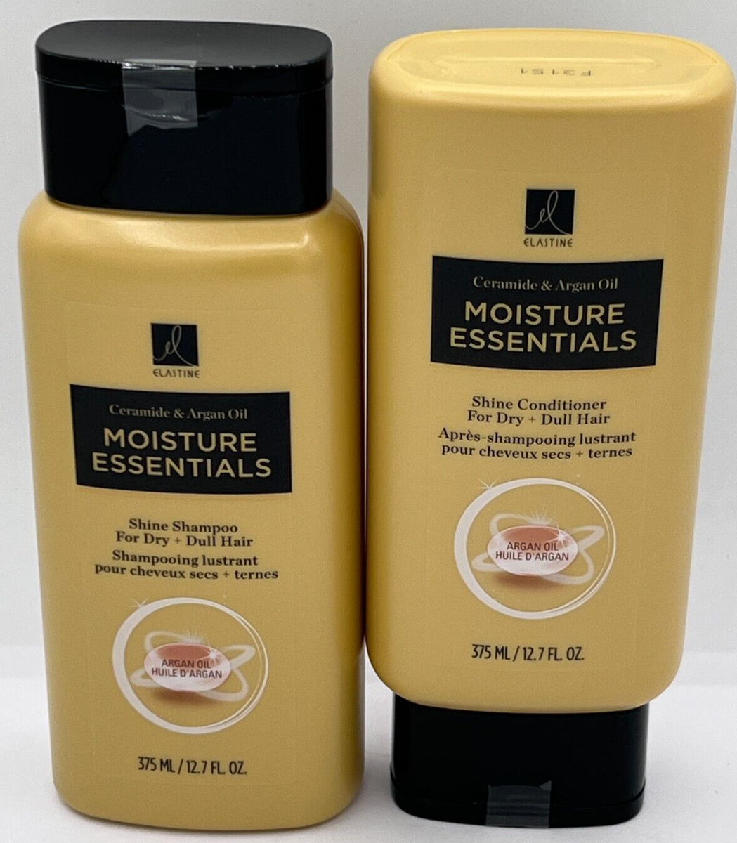 AVON Elastine Moisture Essentials Shine Shampoo Conditioner Set