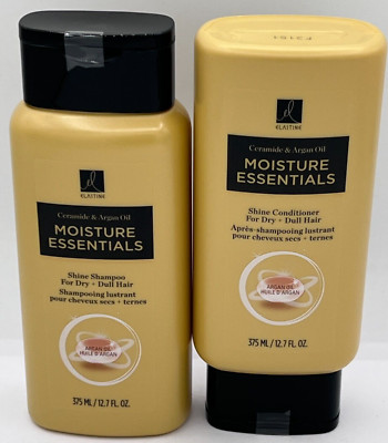 AVON Elastine Moisture Essentials Shine Shampoo & Conditioner Set