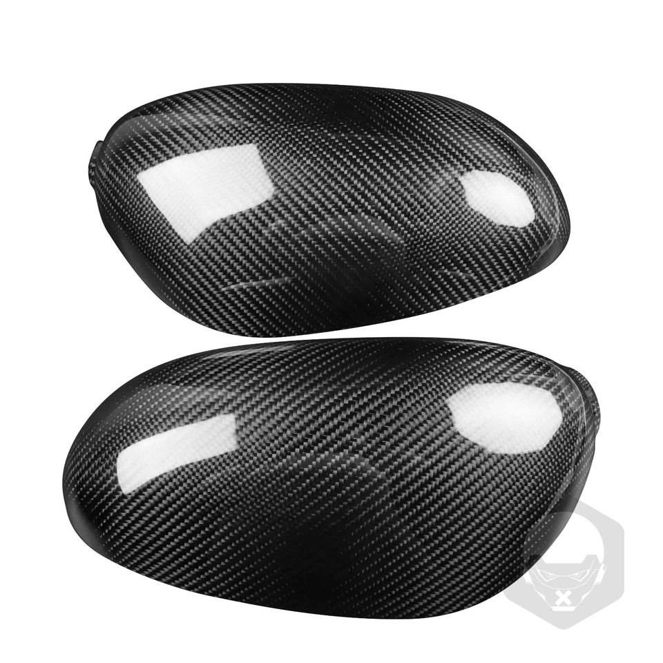 Накладка на боковое зеркало заднего вида из настоящего сухого углеродного волокна для Porsche 911 996 97-05 - Изображение 2 из 4