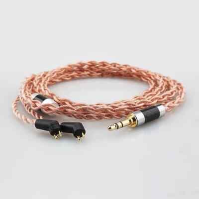 4 Core Litz Braided Earphone Cable 2pin for Etymotic ER4B ER4PT ER4S ER6I ER4
