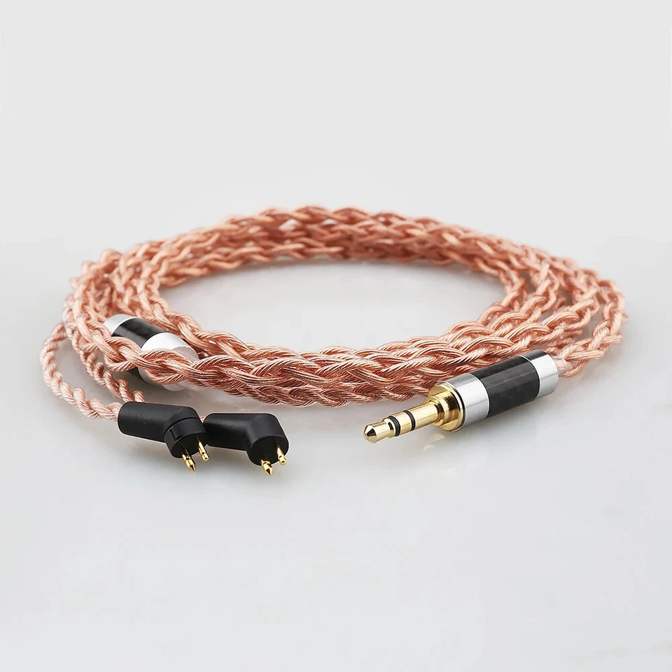 4 Core Litz Braided Earphone Cable 2pin for Etymotic ER4B ER4PT ER4S ER6I ER4 - Image 2 of 4